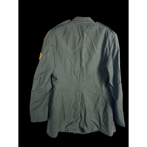 US Army Uniform Dress Jacket & Patches 1957 Vietnam War Sergeant 39R Wool Serge - Picture 13 of 13